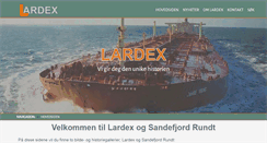 Desktop Screenshot of lardex.net